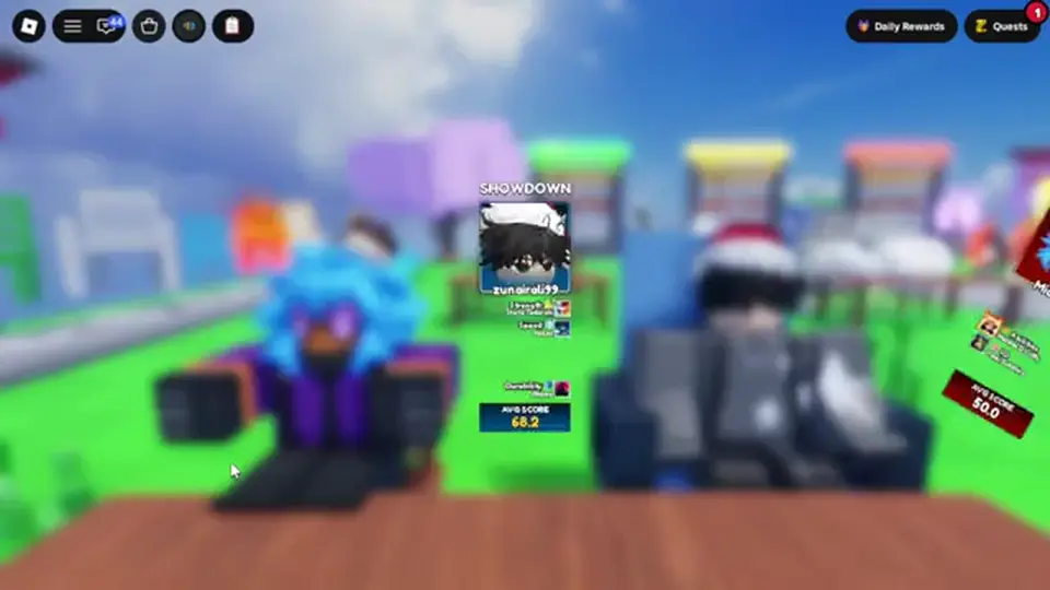 Post-win Build An Anime Character HUD where Cash would tick
