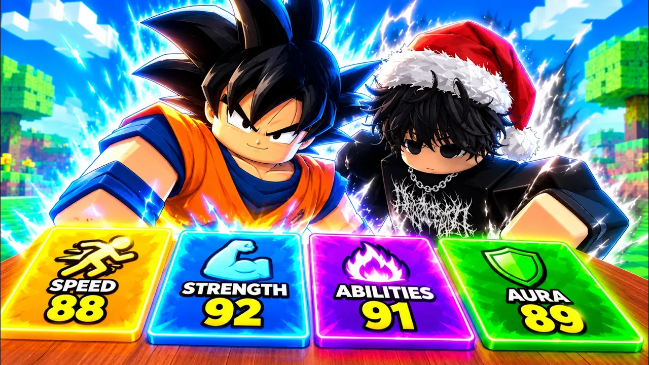 Build An Anime Character — spin, combine stats, and 1v1 on Roblox